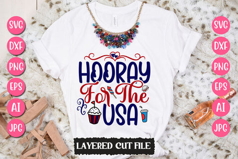 Hooray for the Usa SVG Cut File SVG Newmockups 