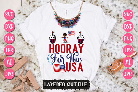 Hooray for the Usa SVG Cut File SVG Newmockups 