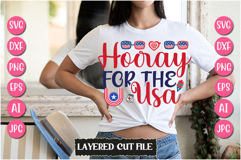 Hooray for the Usa SVG Cut File SVG Newmockups 