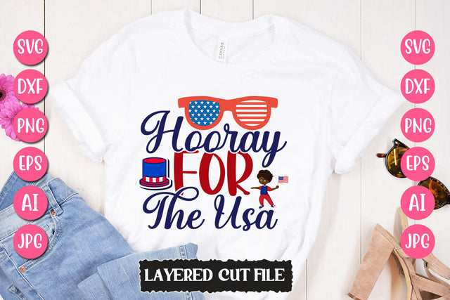 Hooray For The Usa SVG Cut File SVG Newmockups 