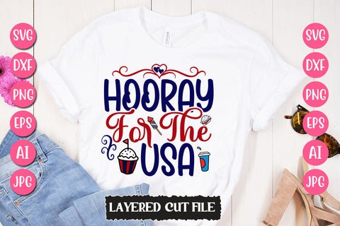 Hooray for the Usa SVG Cut File SVG Newmockups 