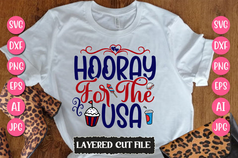 Hooray for the Usa SVG Cut File SVG Newmockups 