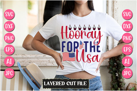 Hooray For The Usa SVG Cut File SVG Newmockups 