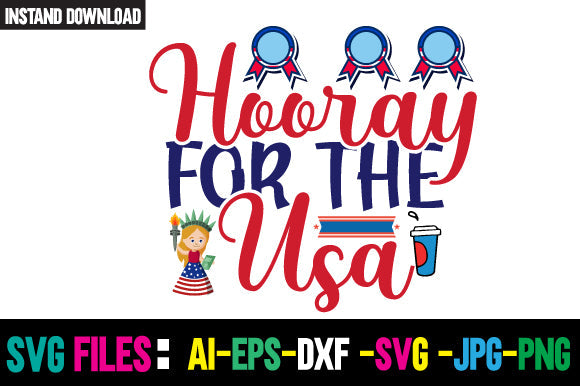 Hooray For The Usa SVG Cut File SVG Newmockups 