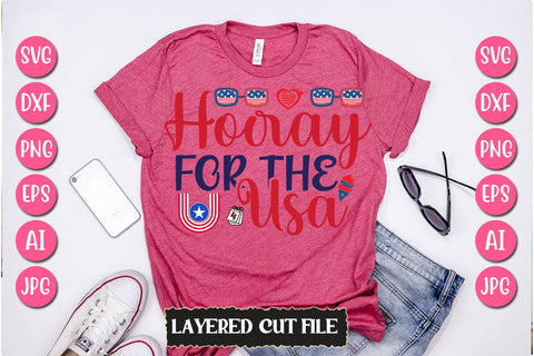 Hooray for the Usa SVG Cut File SVG Newmockups 
