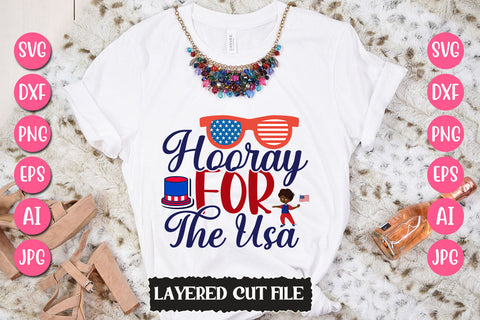 Hooray For The Usa SVG Cut File SVG Newmockups 