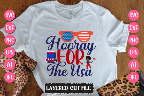 Hooray For The Usa SVG Cut File SVG Newmockups 