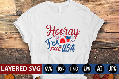 Hooray for the USA SVG cute file SVG Blessedprint 