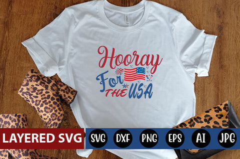 Hooray for the USA SVG cute file SVG Blessedprint 