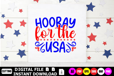 Hooray For The Usa SVG Shahin alam 