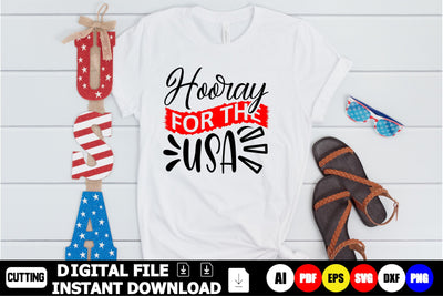 Hooray For The Usa SVG Shahin alam 