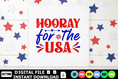 Hooray For The Usa SVG Shahin alam 