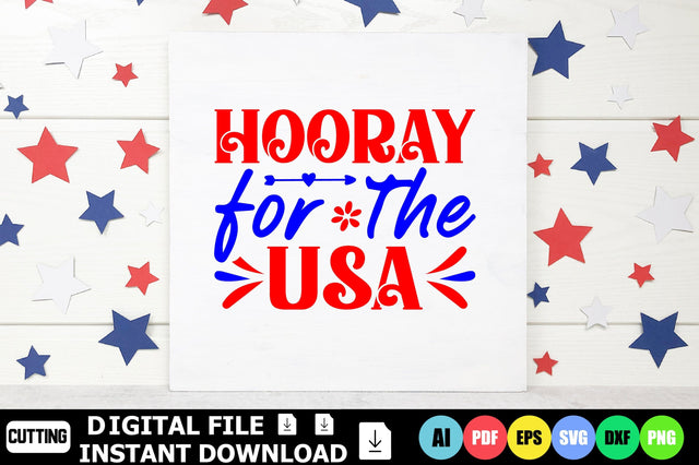 Hooray For The Usa SVG Shahin alam 