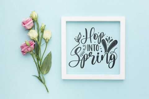 Hop Into Spring| Spring SVG| Happy Spring Day SVG CraftLabSVG 