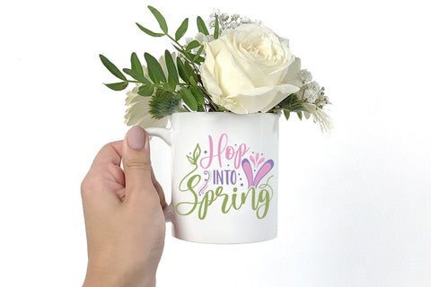 Hop Into Spring| Spring SVG| Happy Spring Day SVG CraftLabSVG 