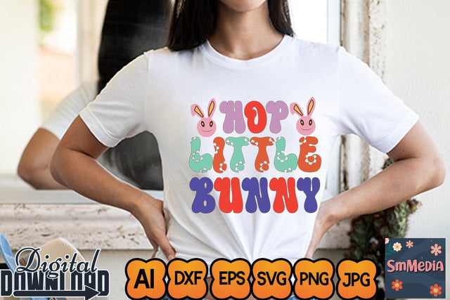 Hop Little Bunny SVG Newmockups 