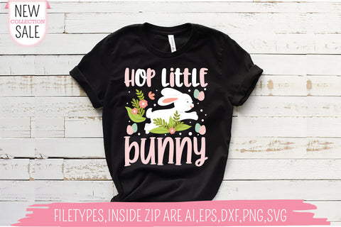 Hop Little Bunny SVG SVG Creativeart88 