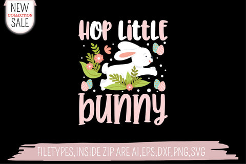 Hop Little Bunny SVG SVG Creativeart88 