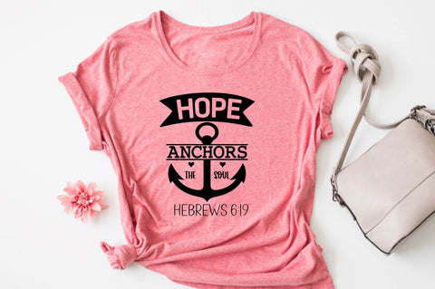 Hope anchors the soul hebrews 6:19 SVG SVG DESIGNISTIC 