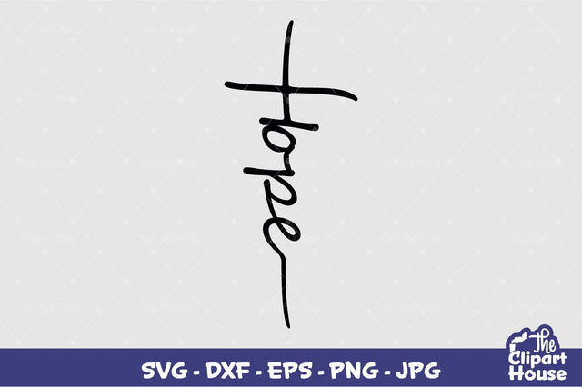 Hope Cross SVG The Clipart House 