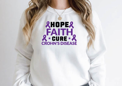hope faith cure crohn's disease SVG Design SVG farhad farhad 