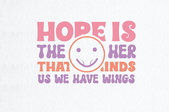 hope is the feather that reminds us we have wings SVG farhad farhad 