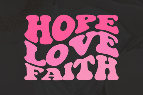 Hope Love Faith svg, Christian inspirational svg, Bible Verse SVG, svg Files for Cricut, Religious SVG, Jesus, God, Faith svg dxf png eps SVG Fauz 