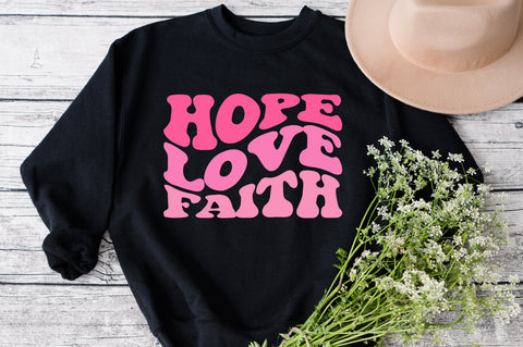 Hope Love Faith svg, Christian inspirational svg, Bible Verse SVG, svg Files for Cricut, Religious SVG, Jesus, God, Faith svg dxf png eps SVG Fauz 