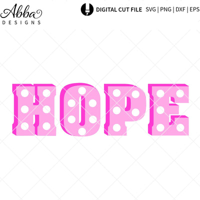 Hope Marquee SVG Abba Designs 