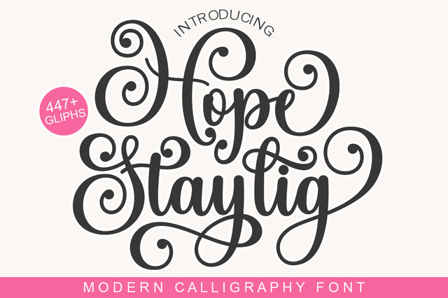 Hope Staylig Font IRF Lab Studio 