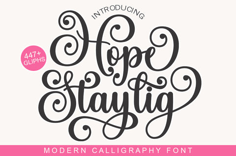 Hope Staylig Font IRF Lab Studio 