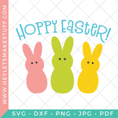 Hoppy Easter 2 SVG Hey Let's Make Stuff 