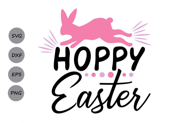 Hoppy Easter| Easter SVG Cutting Files SVG CosmosFineArt 