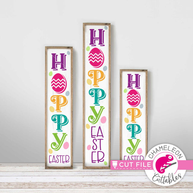 Hoppy Easter Egg vertical Porch design svg png dxf SVG Chameleon Cuttables 