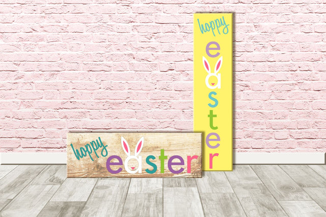 Hoppy Easter Porch Sign SVG Risa Rocks It 