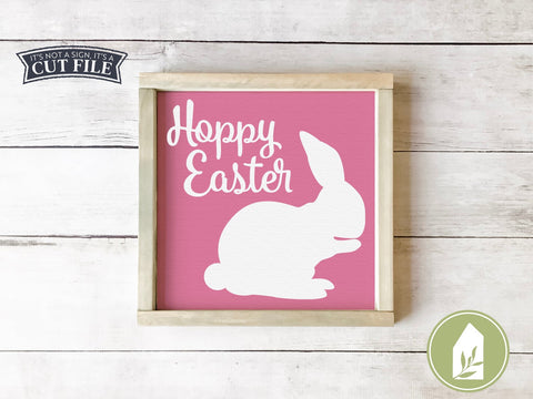 Hoppy Easter SVG | Easter Bunny SVG | Spring Decor SVG LilleJuniper 