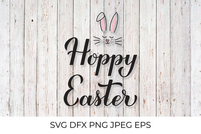 Hoppy Easter SVG. Easter pun SVG LaBelezoka 