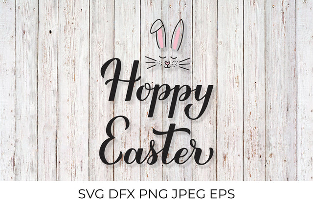Hoppy Easter SVG. Easter pun SVG LaBelezoka 