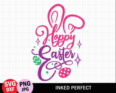 Hoppy Easter SVG Inked Perfect 