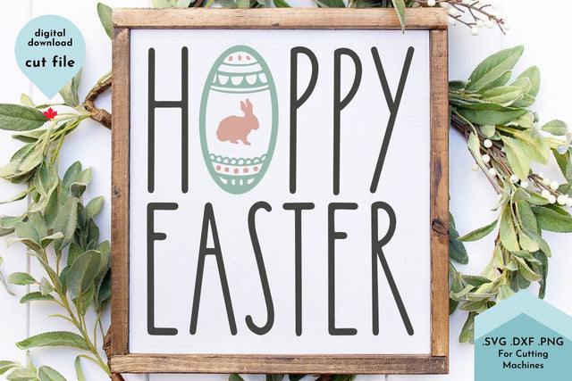 Hoppy Easter SVG Lettershapes 