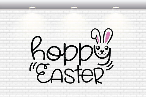 Hoppy Easter - SVG, PNG, DXF, EPS SVG Elsie Loves Design 