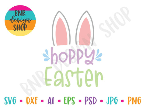 Hoppy Easter SVG SVG BNRDesignShop 