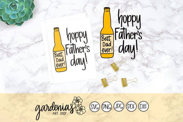 Hoppy Father's Day / Happy Father's Day SVG Gardenias Art Shop 