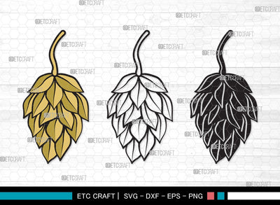 Hops SVG | Beer Hops Svg | Beer Gift Svg | Hops Plant Svg | Beer Man Svg | Hops Bundle | Hops Beer SVG | Hops Clipart SVG ETC Craft 