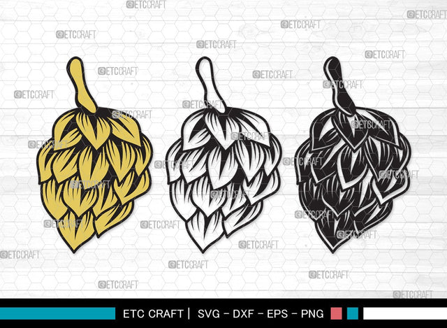 Hops SVG | Beer Hops Svg | Beer Gift Svg | Hops Plant Svg | Beer Man Svg | Hops Bundle | Hops Beer SVG | Hops Clipart SVG ETC Craft 
