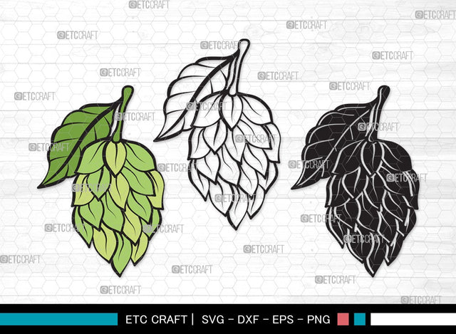 Hops SVG | Beer Hops Svg | Beer Gift Svg | Hops Plant Svg | Beer Man Svg | Hops Bundle | Hops Beer SVG | Hops Clipart SVG ETC Craft 