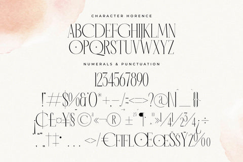Horence Typeface Font Storytype Studio 