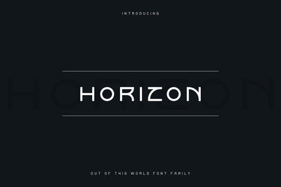 Horizon font family Font VPcreativeshop 