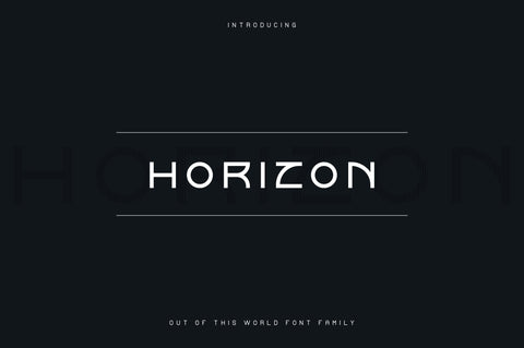 Horizon font family Font VPcreativeshop 