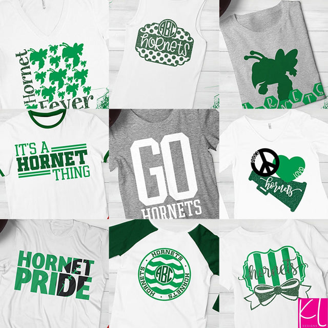 Hornets Spirit Bundle SVG Kelly Lollar Designs
